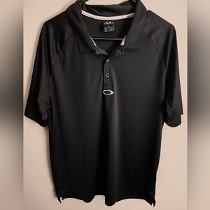 Oakley Men's Polo Shirt in Classic Black